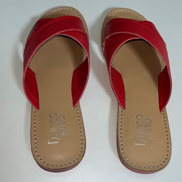 Franco Sarto -Quentin Red Sandal size 8.5 - Picture 4 of 7